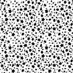 Fototapeta premium cute small flower seamless pattern on white background