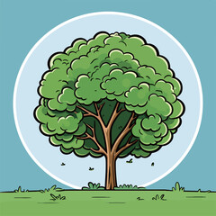 tree with green leaves