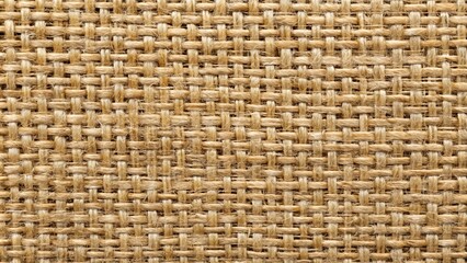 Obraz premium Interwoven Threads of Natural Fiber in a Geometric Pattern of Simple Elegance