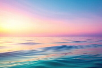 Obraz premium serene abstract background, soft waves, pastel colors, gradient