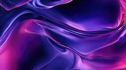 Naklejka premium Abstract Purple and Pink Liquid Swirls