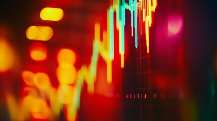 Bright Dynamic Technology Background with High Contrast