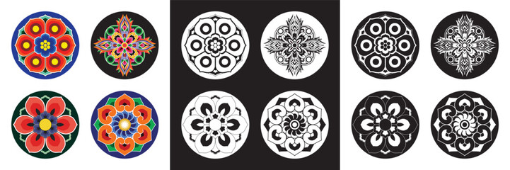 Dan-cheong. Korean traditional temple art.