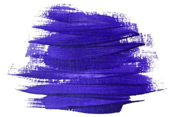 Blue Brush Stroke cut out created with Generative AI