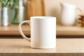 Mug Mockup On Table