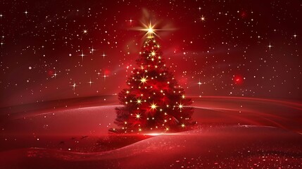 Obraz premium Christmas tree background 