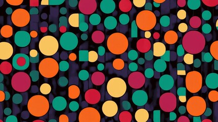 Bold Retro Patterns in Vibrant Colors