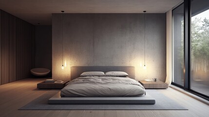 Modern Minimalist Bedroom Interior Design