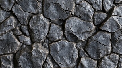 Fototapeta premium Detailed Stone Wall Textures with High Contrast Lighting