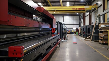 CNC press brake producing custom bends