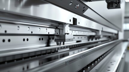 Obraz premium CNC press brake with highspeed operation