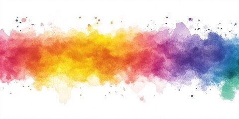 Obraz premium Colorful Ink Splashes Abstract Background