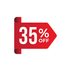 red sale tags displaying discounts. Ideal for promotions or marketing materials during sales events or seasonal offers.
