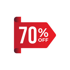 red sale tags displaying discounts. Ideal for promotions or marketing materials during sales events or seasonal offers.
