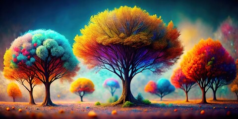 Refined abstract tree silhouettes provide stunning decorative accents for nature-themed designs and artwork, infusing projects with elegance and a serene connection to the natural world.