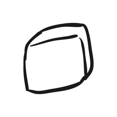 pen style eraser icon illustration