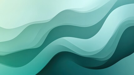 A minimalist abstract background with subtle, overlapping lines and gradient shades of green and blue, creating a sleek and professional design