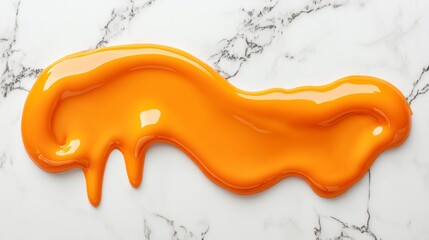 Orange Liquid Spilled On Marble Background   Abstract Texture  Paint  Design  Art  Creativ