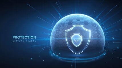 Obraz premium Enhancing Security in Virtual Environments The Role of Protection in Digital Realty Solutions