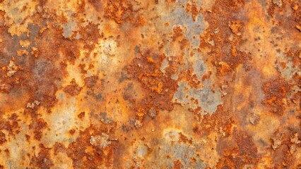 rusted steel sheet with dirty and rusted surface texture seamless pattern