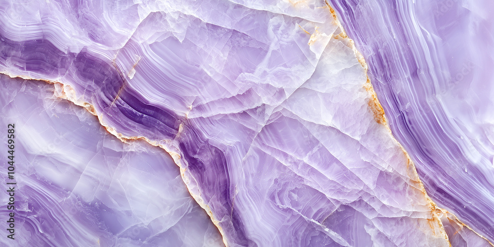Fototapete Lavender jade surface texture with intricate patterns and soft hues creates calming and elegant visual. smooth, polished surface showcases natural beauty and unique formations