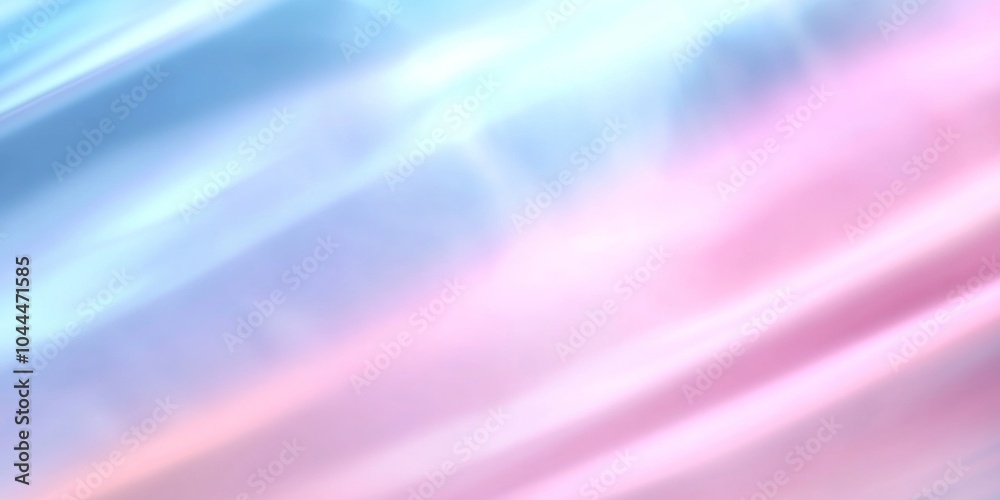 Aufkleber iridescent abstract holographic pattern with soft pastel colors