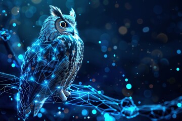 Owl in a Digital Forest