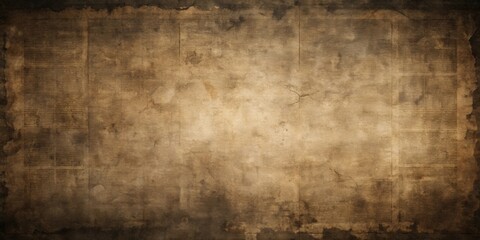 Fototapeta premium Dark and gritty worn newsprint paper texture background for design projects , grunge, vintage, distressed, aged, old