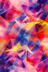 Obraz premium Colorful abstract background featuring triangles and geometric shapes texture pattern