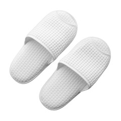 White slippers shoes die cut.