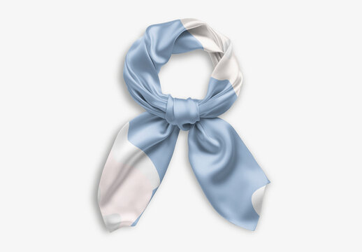 Silk Scarf Mockup With Generative AI