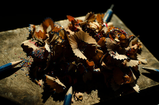 pencil and sharpener