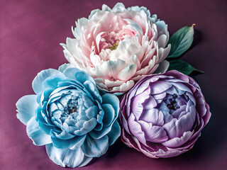 Obraz premium purple lotus flower. flower, rose, pink, nature, decoration, love, flowers, roses, floral, plant, blossom, beauty, petal, bouquet, valentine, gift, wedding, dried, beautiful, leaf, pattern, design, co