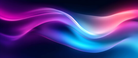 Fototapeta premium Smooth Gradient Transition from Purple to Blue