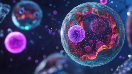 Cell Division, Microscopic View