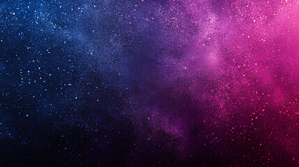 Fototapeta premium Grainy gradient background, dark blue purple magenta pink black abstract noise texture banner, poster header backdrop design 