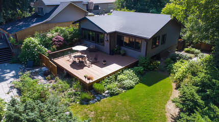 Serene Suburban Home with Spacious Deck