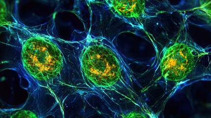 Microscopic View of Cells