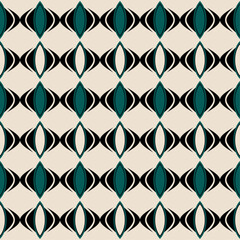 Fototapeta premium seamless abstract geometric pattern with shapes vector