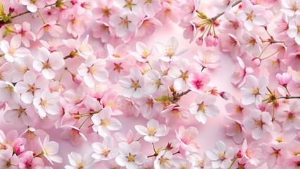 Obraz premium seamless background with cherry blossoms Aerial