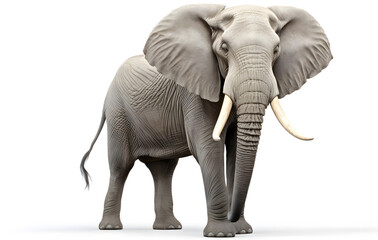 Obraz premium Elephant, graceful animal, wild animal, intelligent