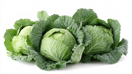 Obraz premium Cabbage isolated on white background