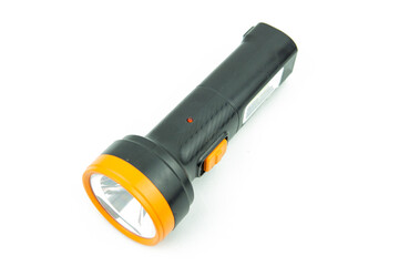 Flashlight isolated on white background