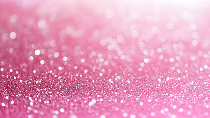 Sparkling Glitter Background with Pink Particles