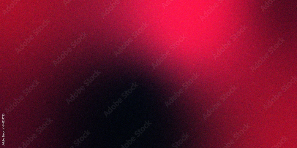 Poster Pastel red gradient foil shimmer background texture. Rough, grain, noise. Colourful bright spots. Grainy gradient background vibrant Dark red noise texture. 