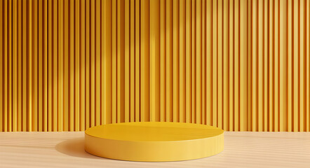 Yellow Abstract Background for Product Presentation