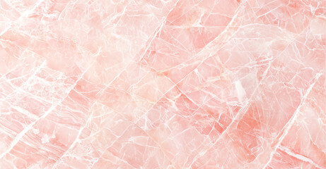 Fototapeta premium Close-up of a pink marble texture with subtle patterns and veins, perfect for backgrounds or design projects requiring natural elegance.