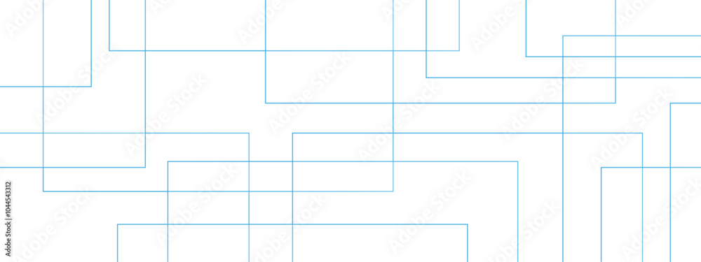 Aufkleber Abstract Elegant white and Blue Background. Colourful geometric pattern square and random lines triangle. Random lines triangle shape with luxury concept.