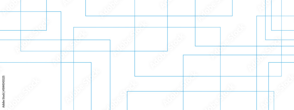 Aufkleber Abstract Elegant white and Blue Background. Colourful geometric pattern square and random lines triangle. Random lines triangle shape with luxury concept.