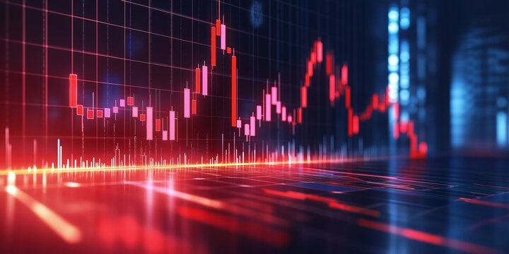 inflation and recession graphs showing prices going up and growth going down
